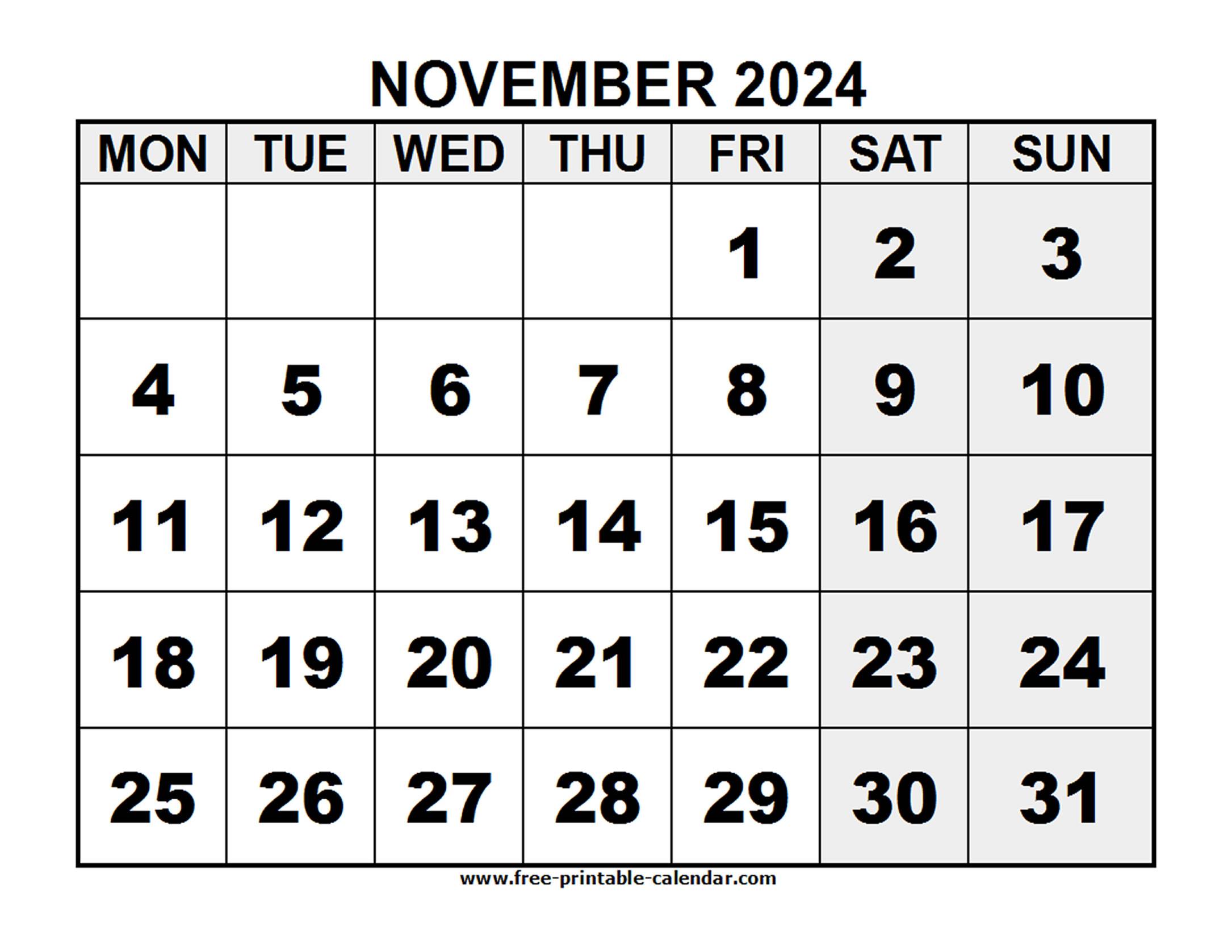 2024 November