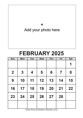 february calendar 2025