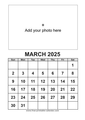 march calendar 2025