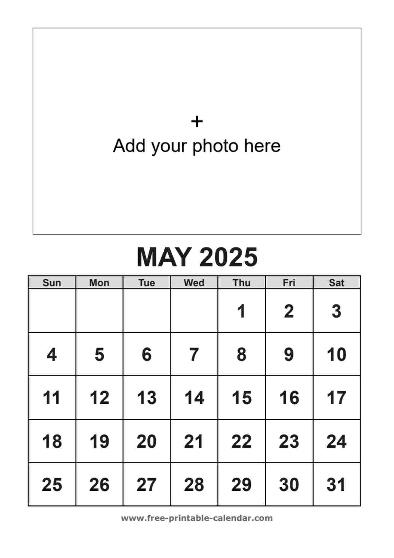 may calendar 2025