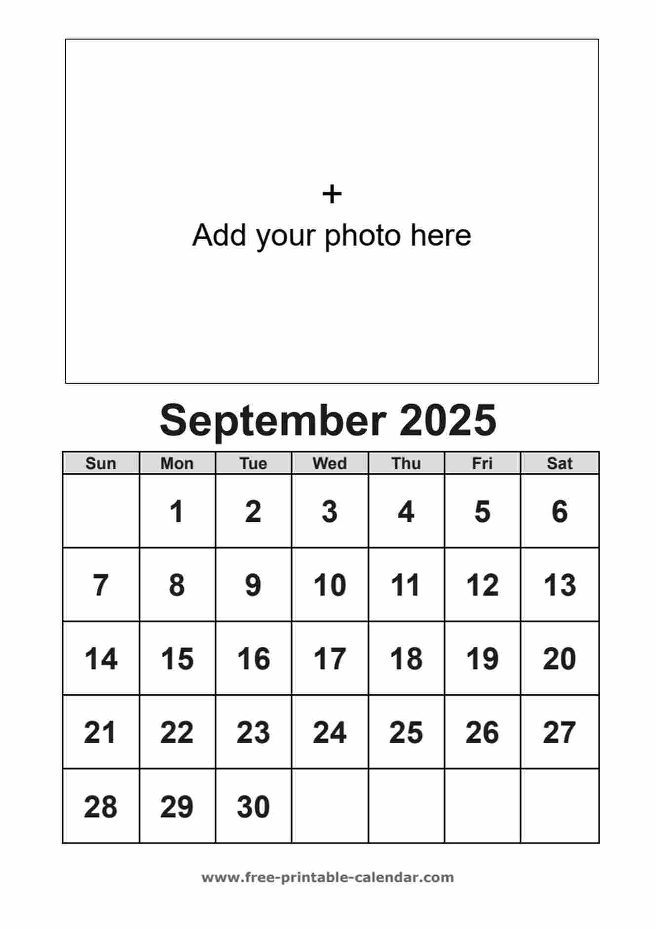 september calendar 2025